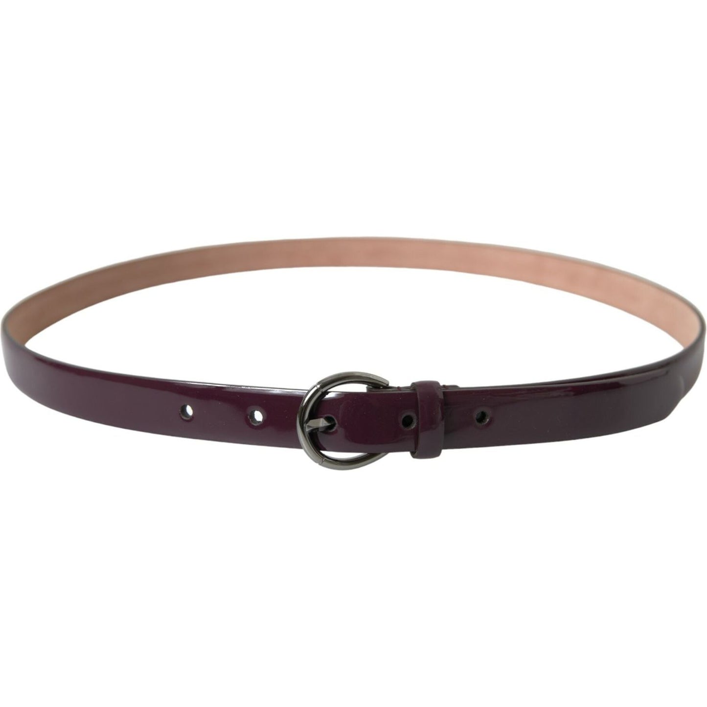 Elegant Maroon Leather Waist Belt