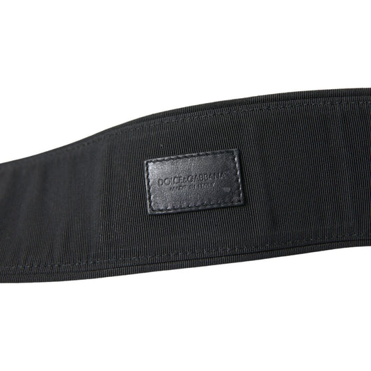 Elegant Suede Waist Belt in Timeless Black