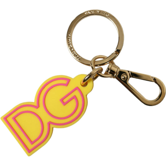 Chic Yellow Gold Keychain Charm