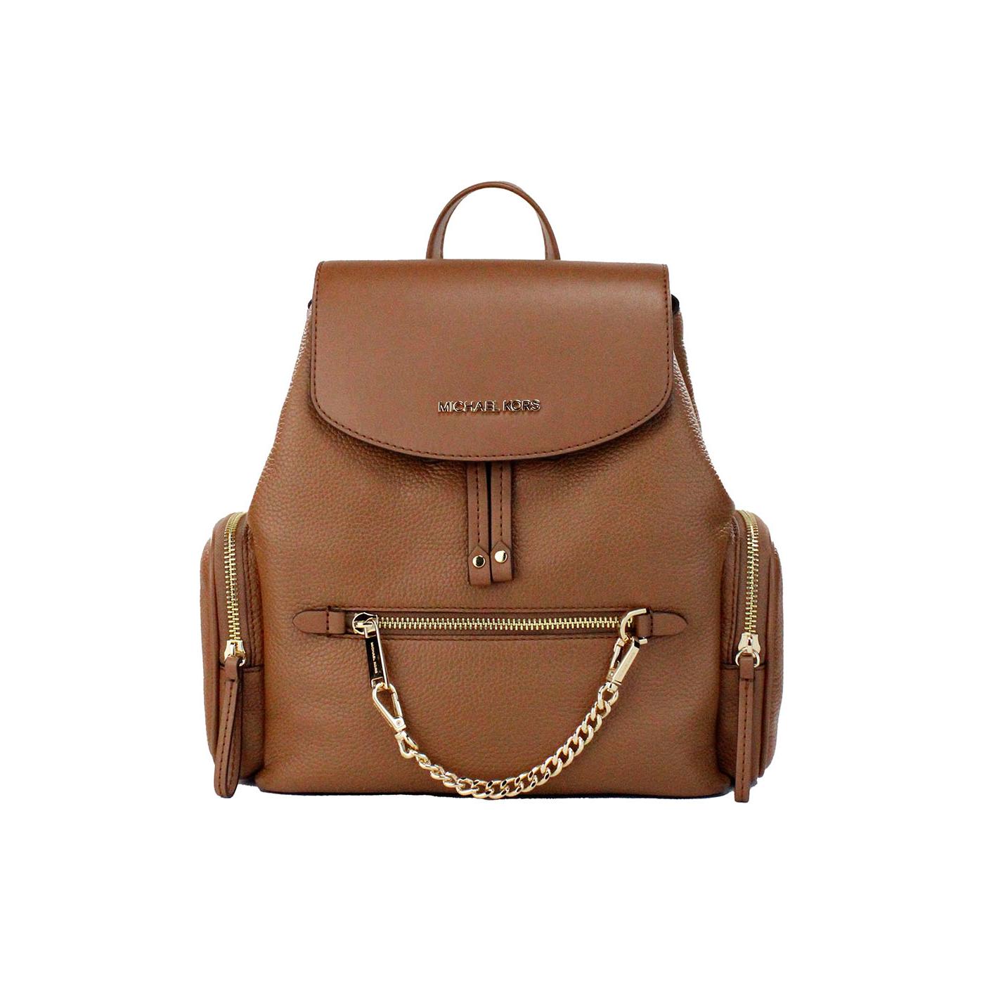 Jet Set Medium Luggage Leather Chain Shoulder Backpack Bag