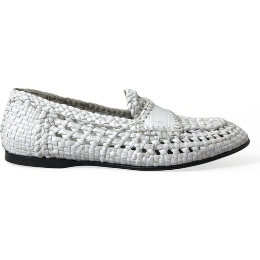 Elegant White Loafer Slip-Ons