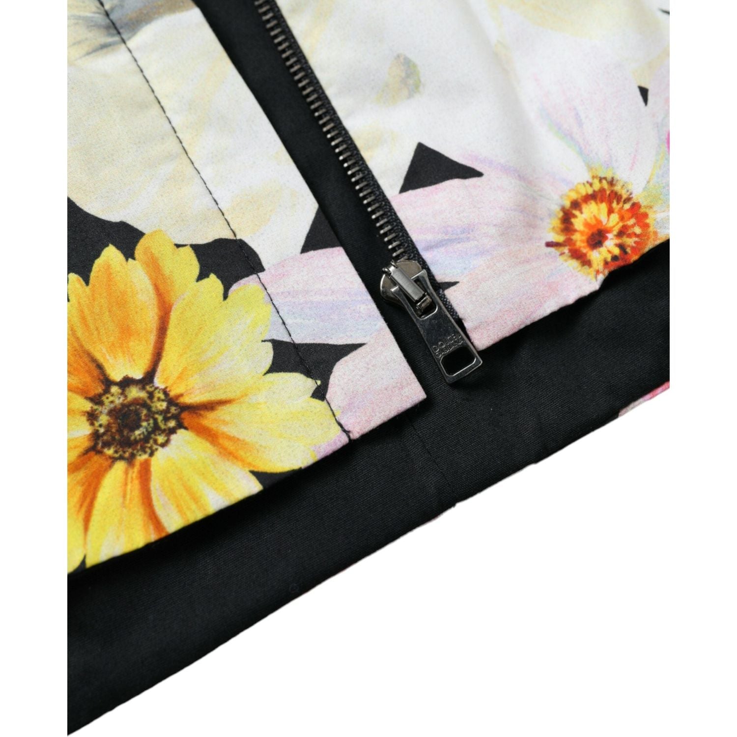 Dolce & Gabbana Multicolor Floral Sleeveless Bustier Crop Top