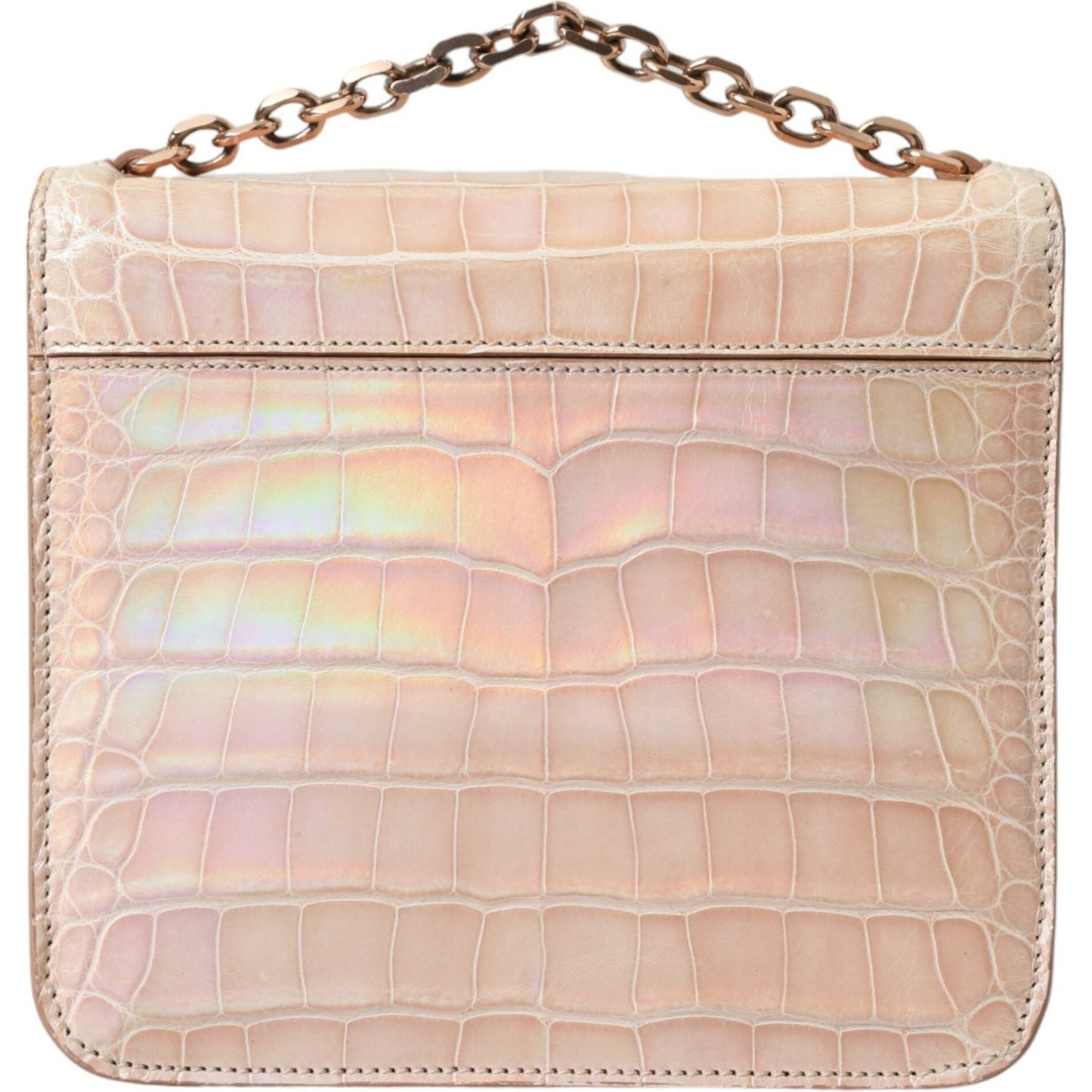 Elegant Mini Chain Beige Clutch for Evening Elegance