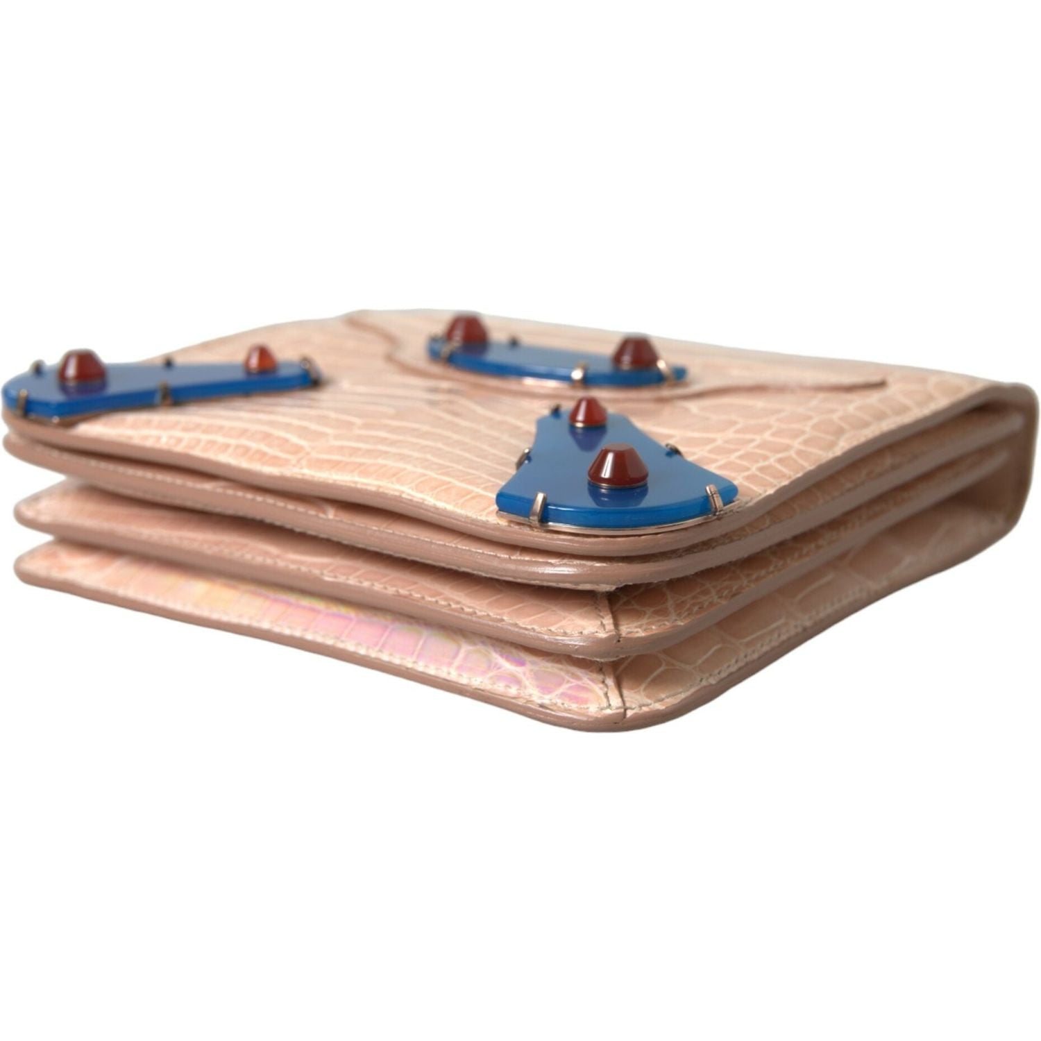 优雅迷你链条米色手拿包，尽显晚间优雅气质