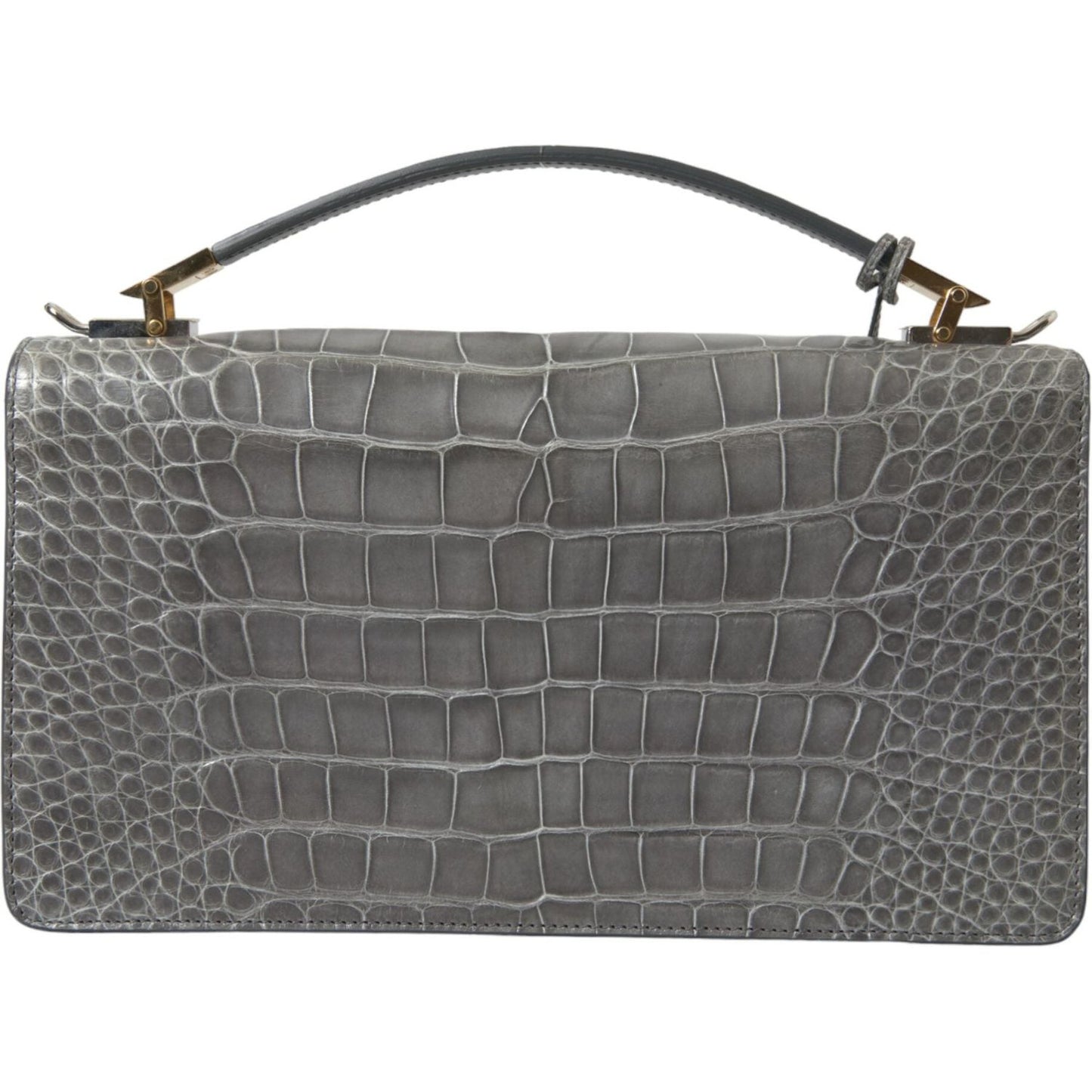 Alligator Leather Medium Shoulder Bag