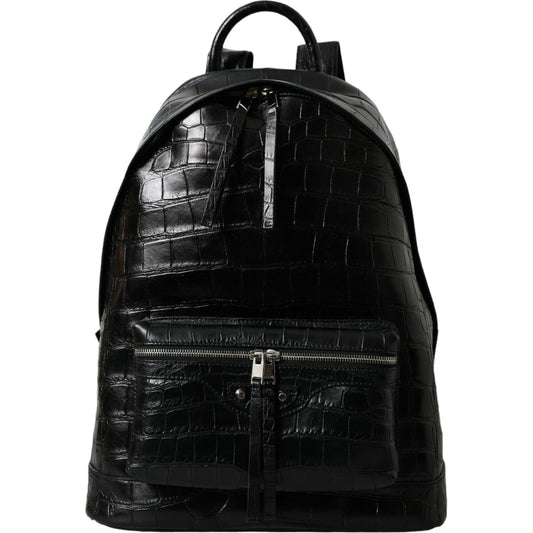 Exquisite Alligator Skin Luxury Backpack