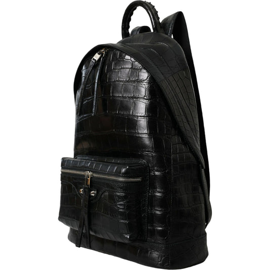 Exquisite Alligator Skin Luxury Backpack