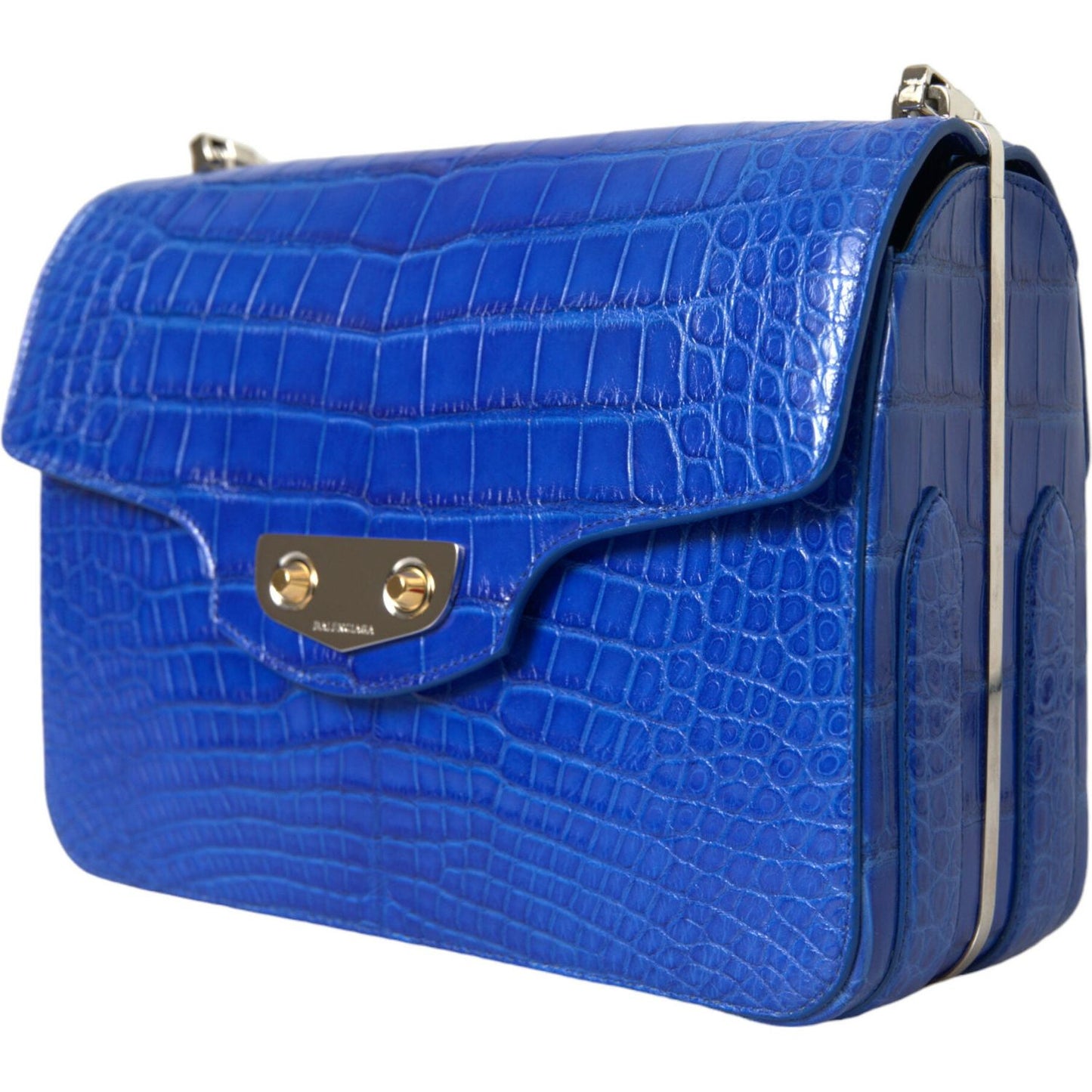 Chic Alligator Skin Chain Shoulder Bag