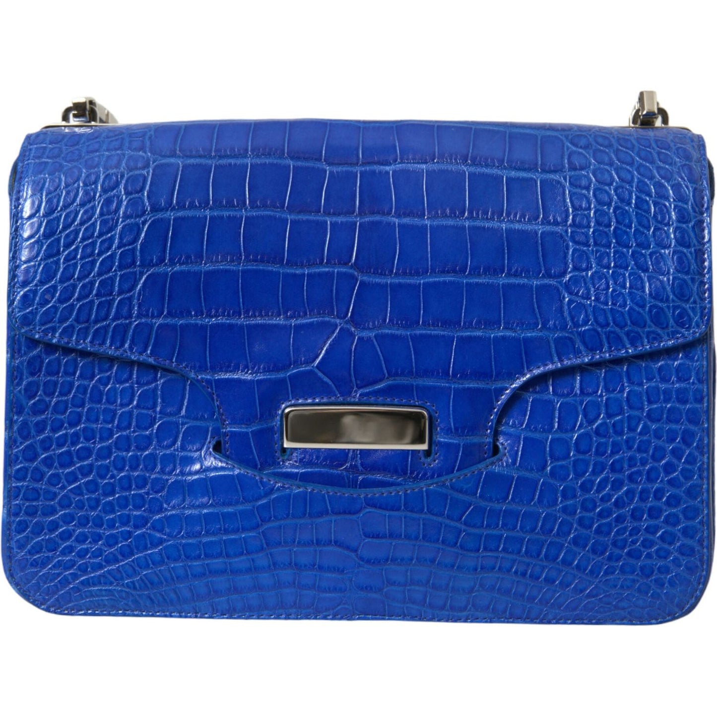 Chic Alligator Skin Chain Shoulder Bag