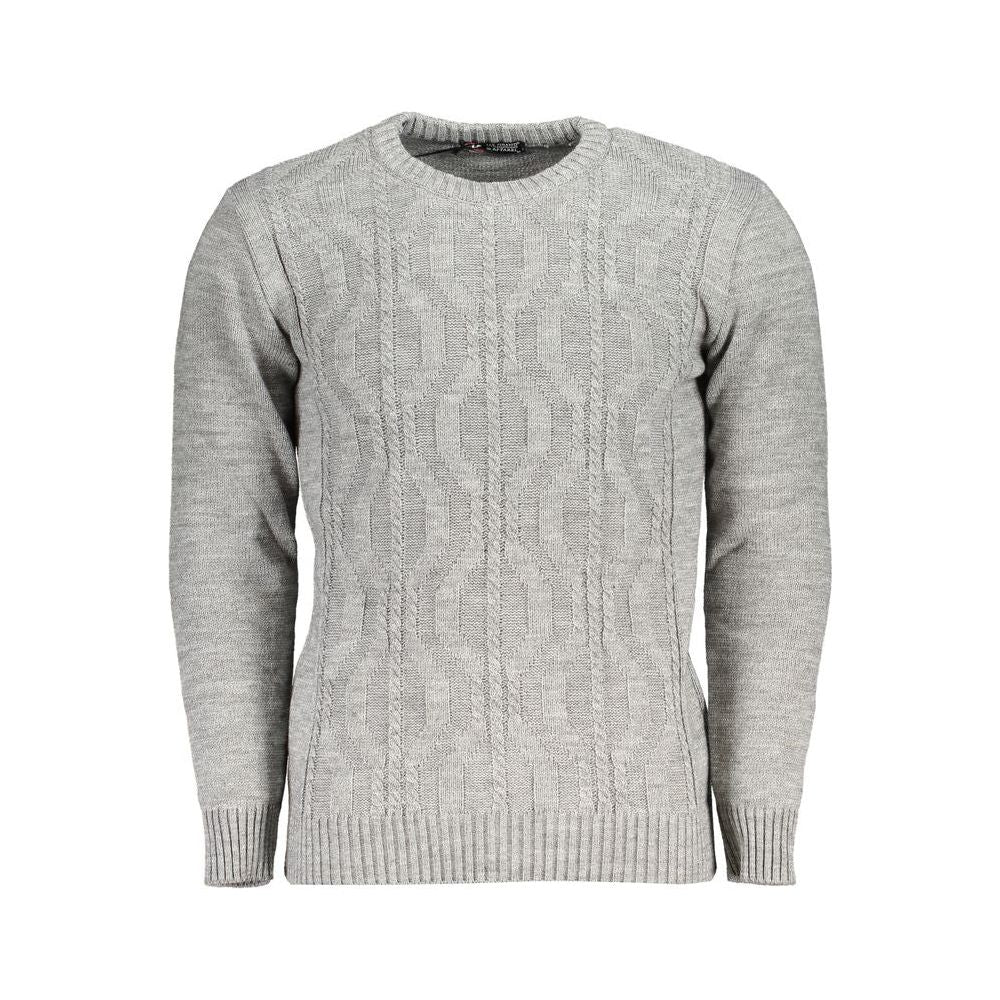 Gray Fabric Sweater