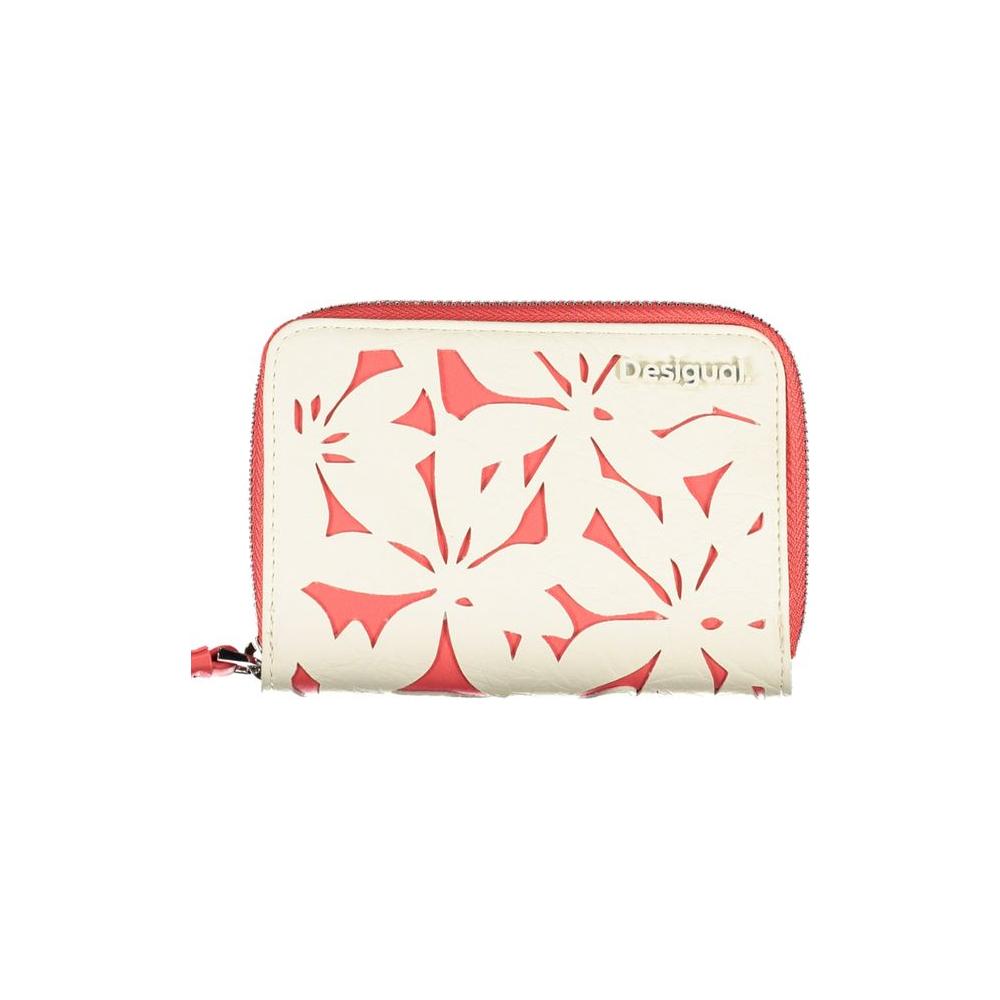 Desigual White Polyethylene Wallet Desigual