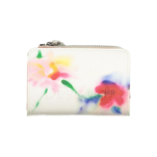 White Polyester Wallet