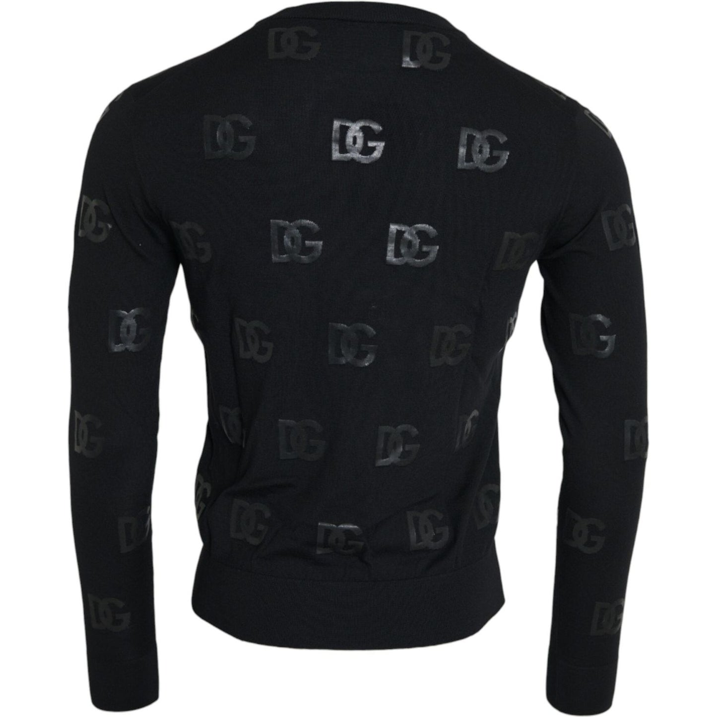 Black DG Logo Pullover Sweatshirt Sweater