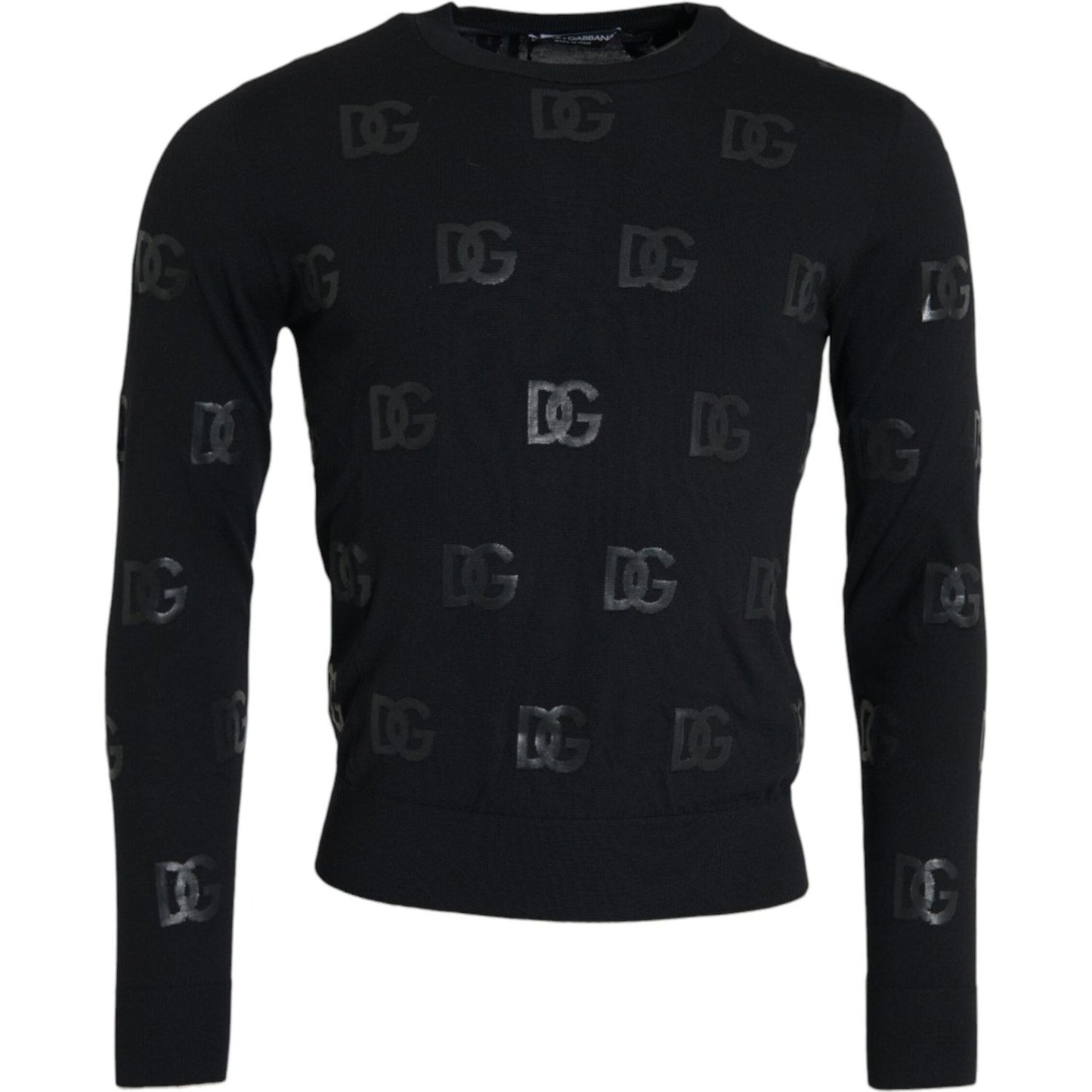 Black DG Logo Pullover Sweatshirt Sweater