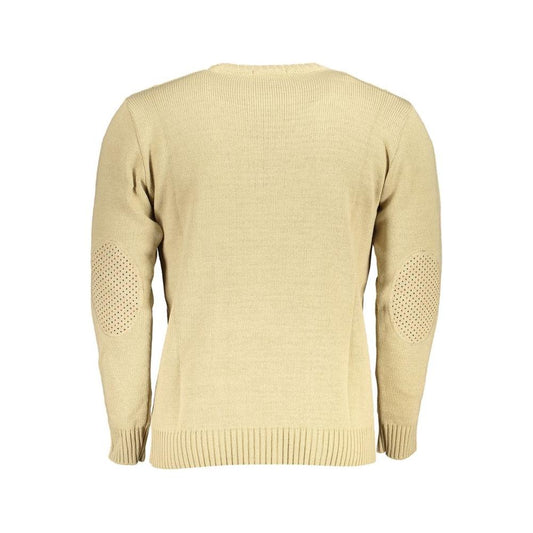 U.S. Grand Polo Beige Fabric Sweater U.S. Grand Polo