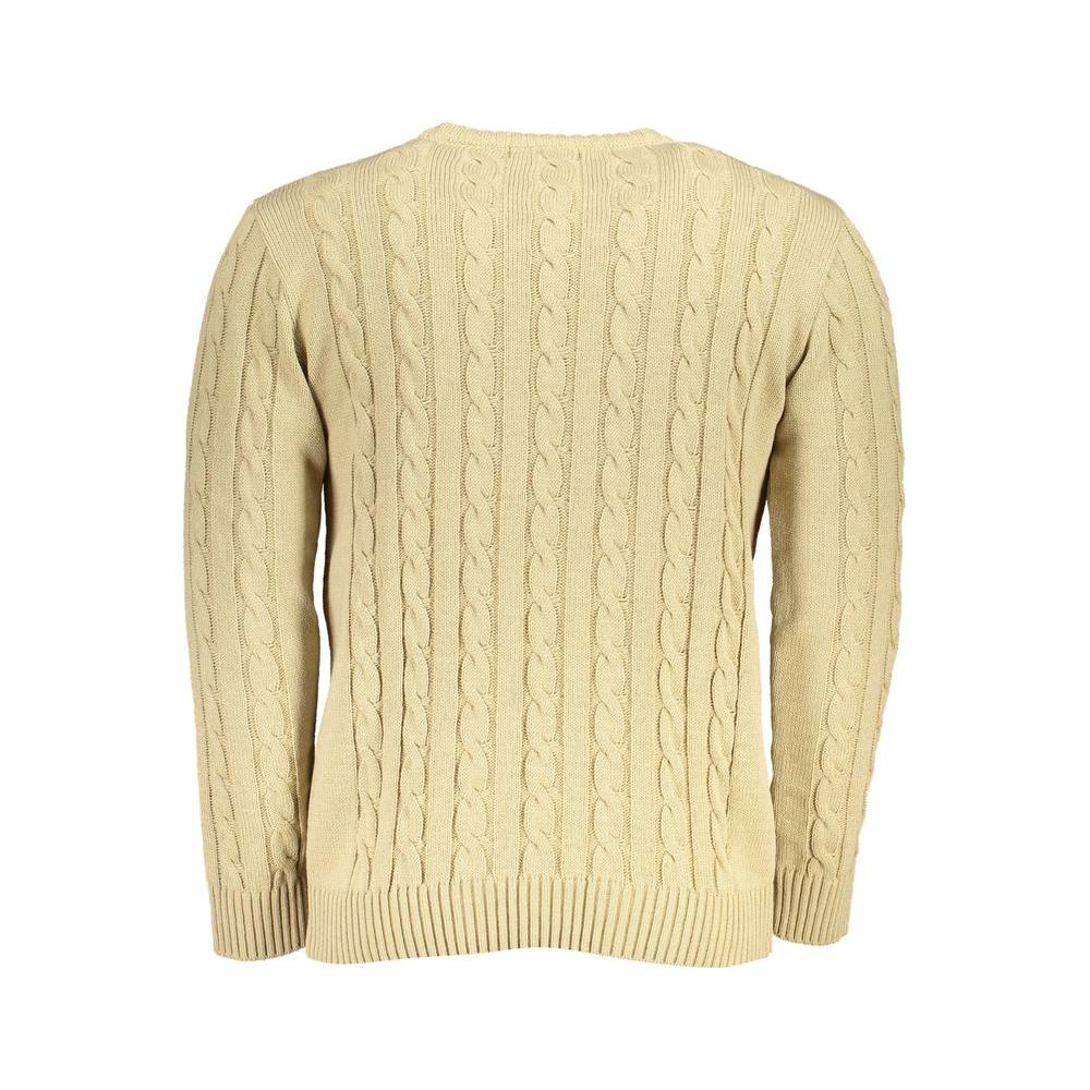 Beige Fabric Sweater