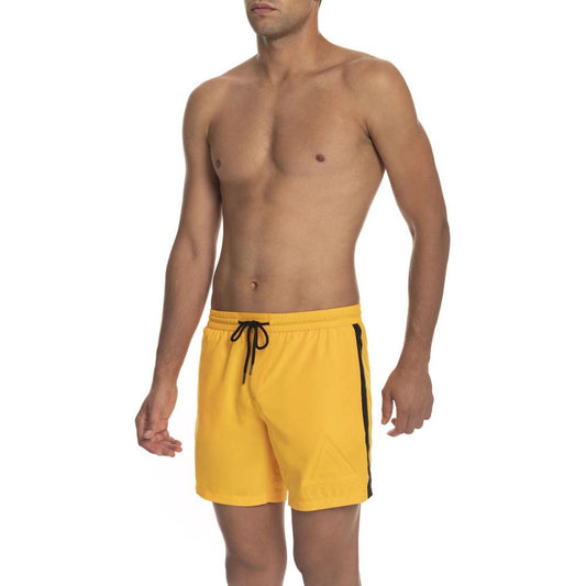 Yellow Polyester Swimwear