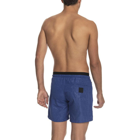 Blue Polyester Swimwear Iceberg