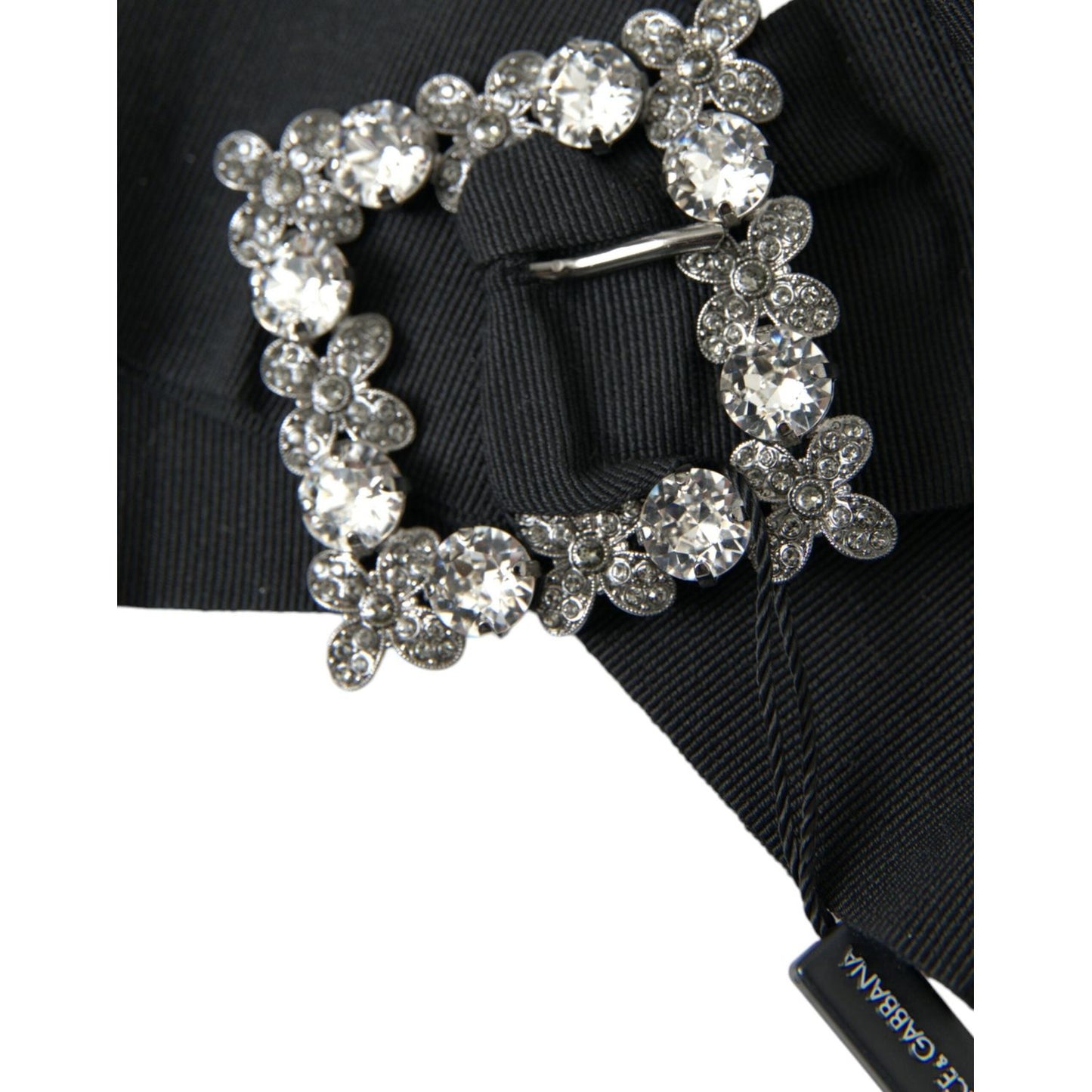 Black Swarovski Crystal Embellished Hair Clip