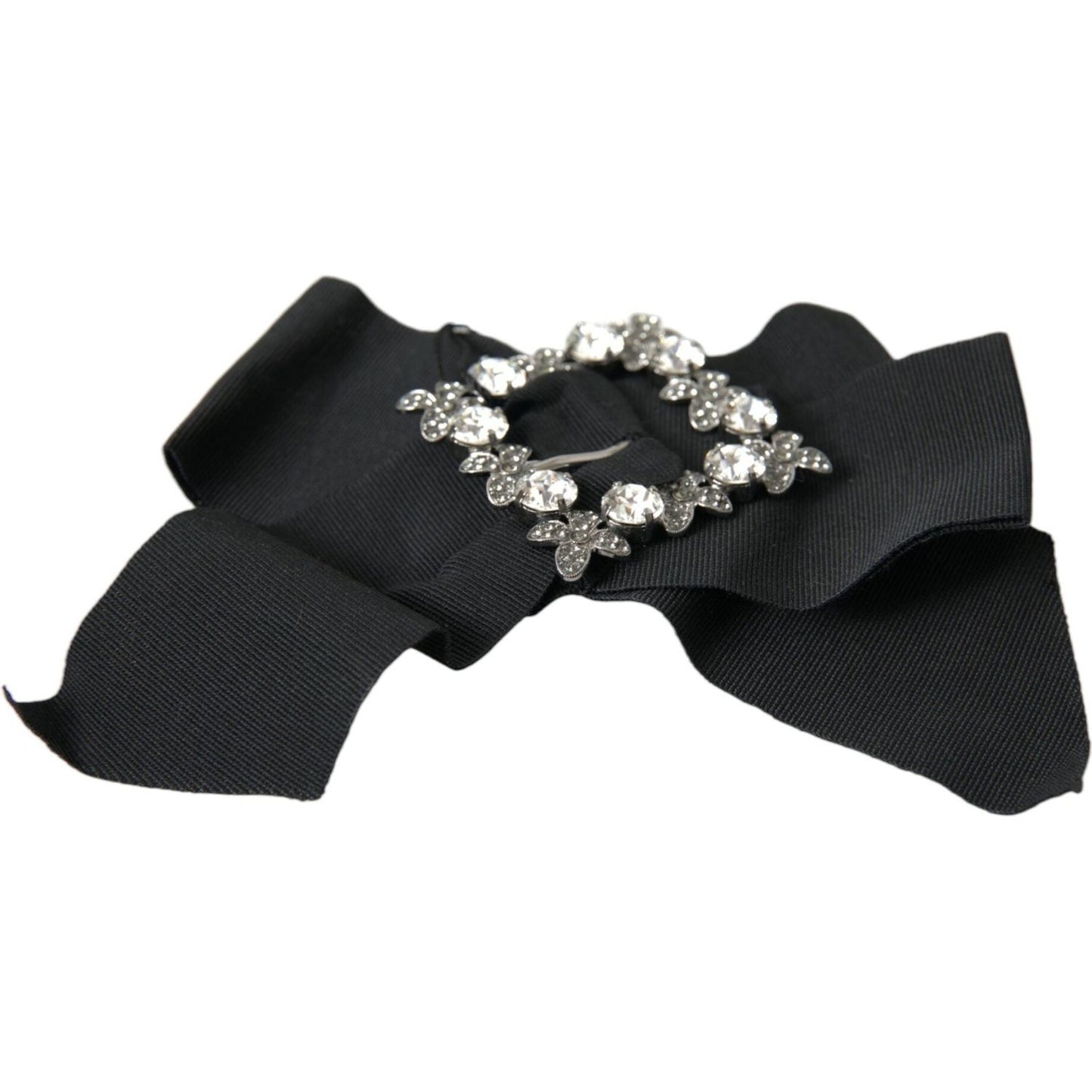 Black Swarovski Crystal Embellished Hair Clip