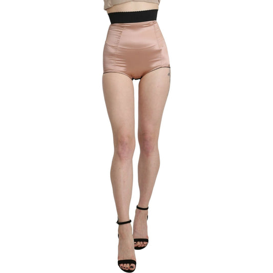 Silk High Waist Mini Hot Pants Dolce & Gabbana