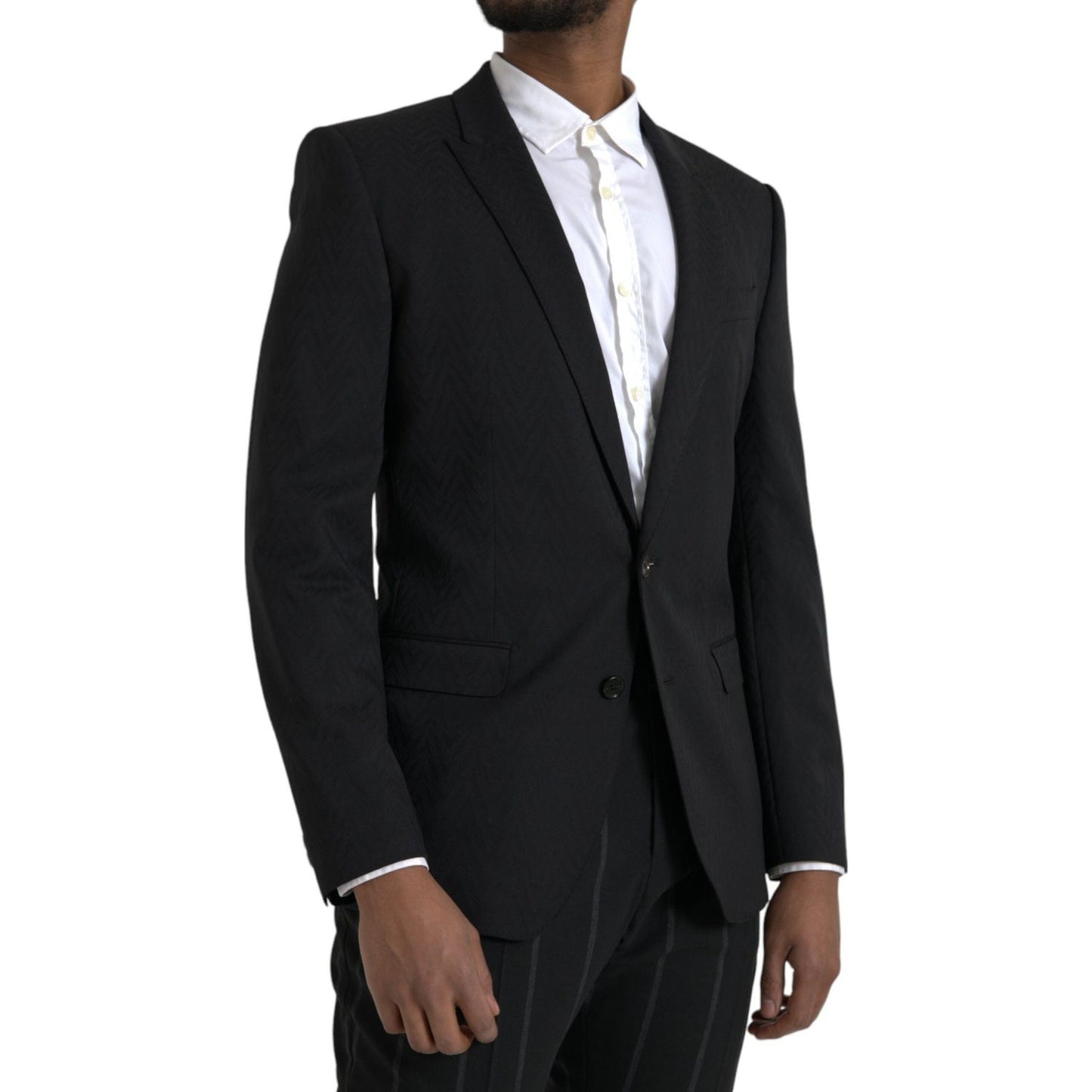 Black MARTINI Slim Fit Jacket Coat Blazer