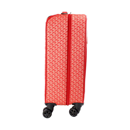 Travel Small Red Signature Trolley Rolling Suitcase Carry On Bag