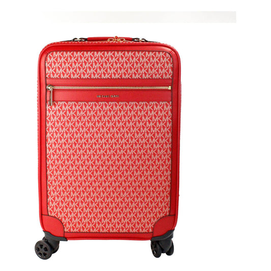 Travel Small Red Signature Trolley Rolling Suitcase Carry On Bag