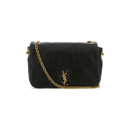 Black Nappa Leather Mini Jamie Shoulder bag