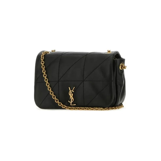 Black Nappa Leather Mini Jamie Shoulder bag