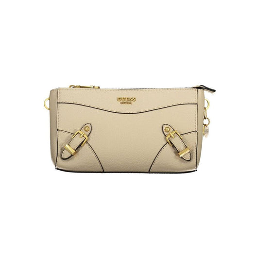 Beige Polyethylene Handbag