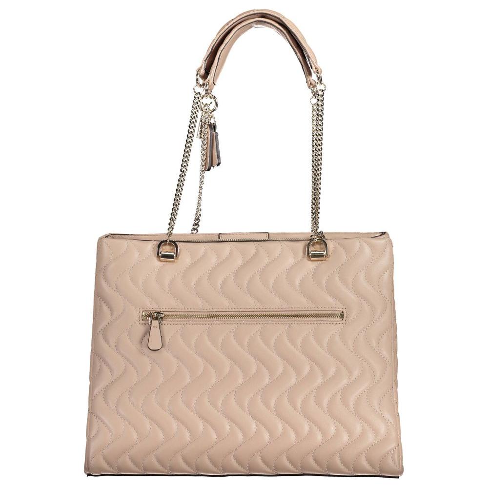 Pink Polyethylene Handbag