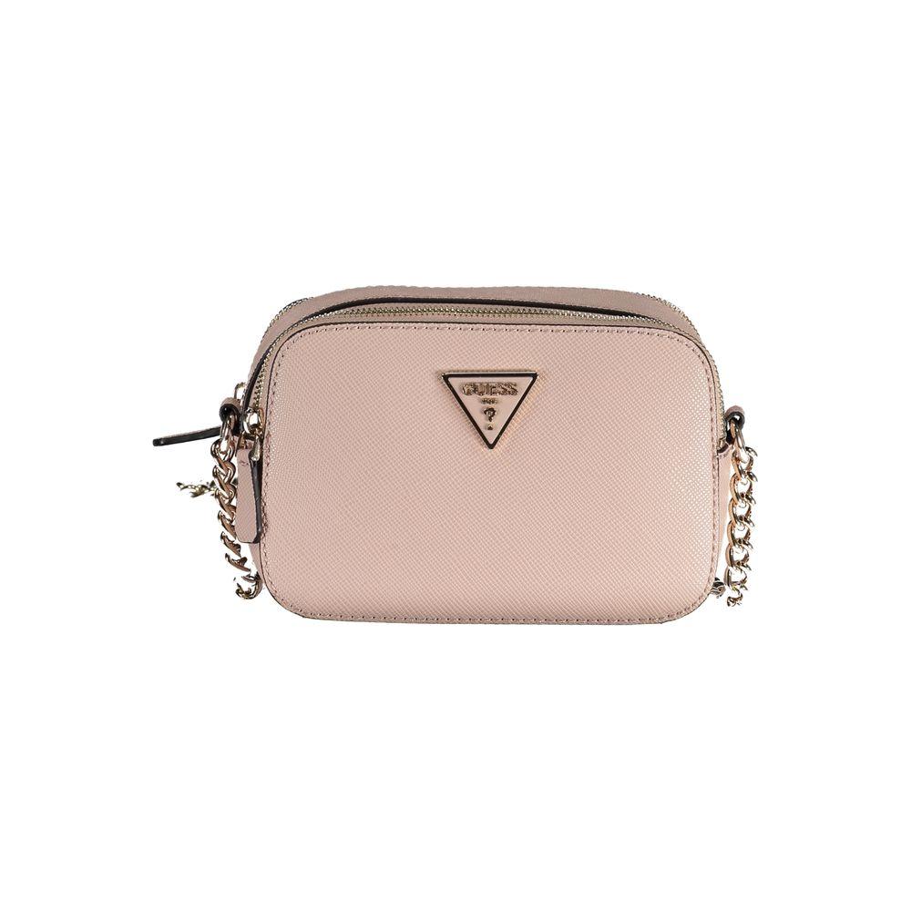 Pink Polyethylene Handbag