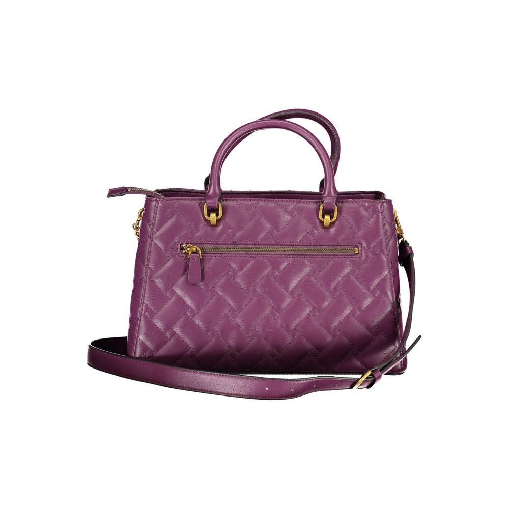 Purple Polyethylene Handbag