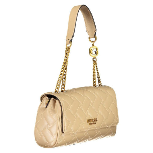 Beige Polyethylene Handbag