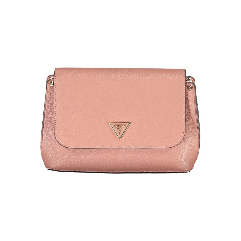 Pink Polyethylene Handbag