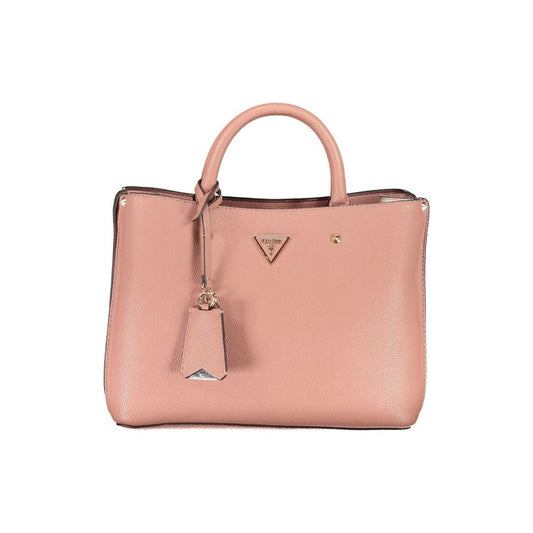 Pink Polyethylene Handbag