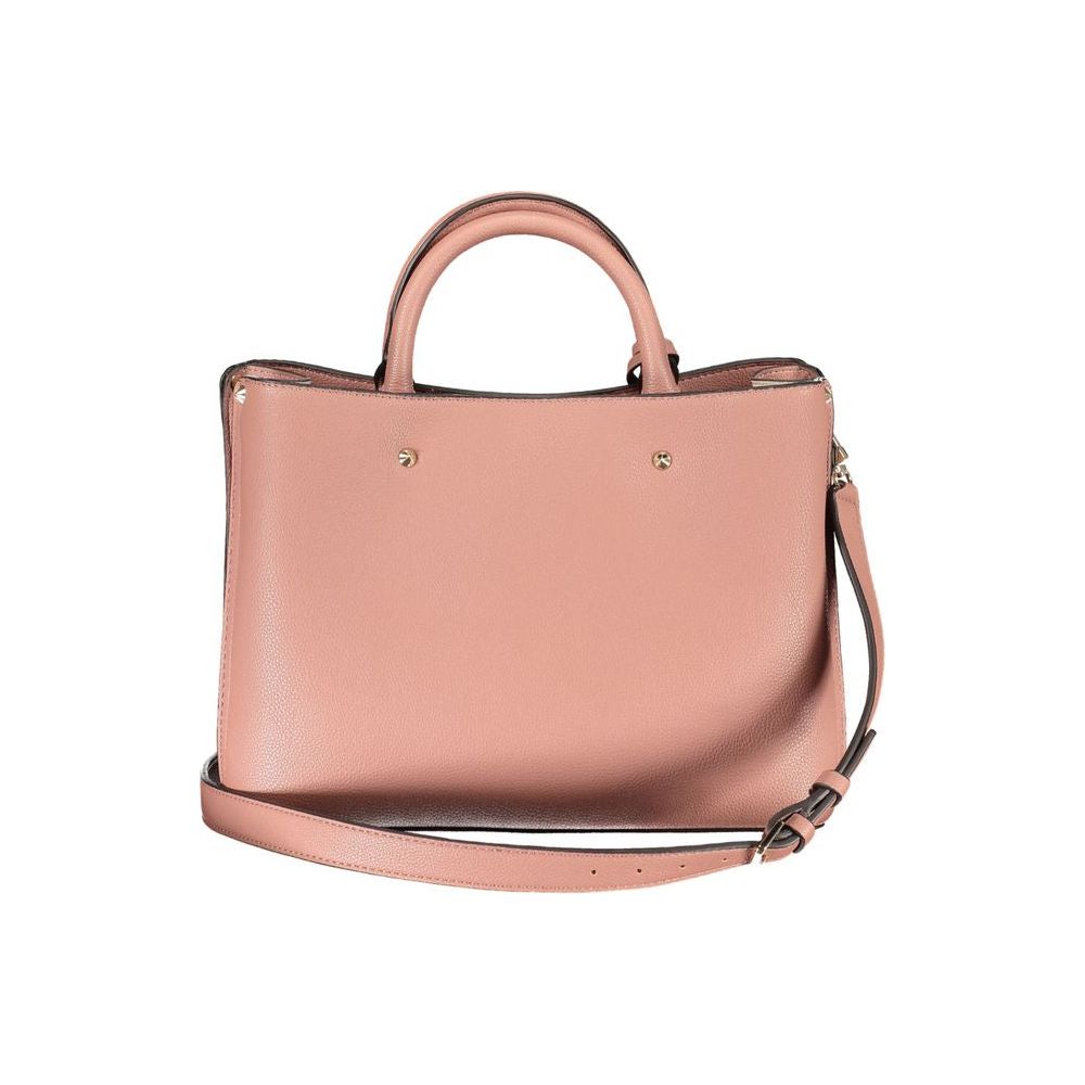 Pink Polyethylene Handbag