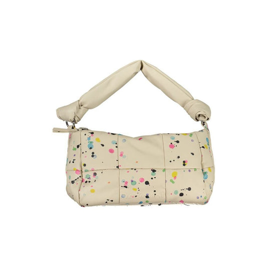 Beige Polyethylene Handbag