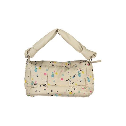 Beige Polyethylene Handbag