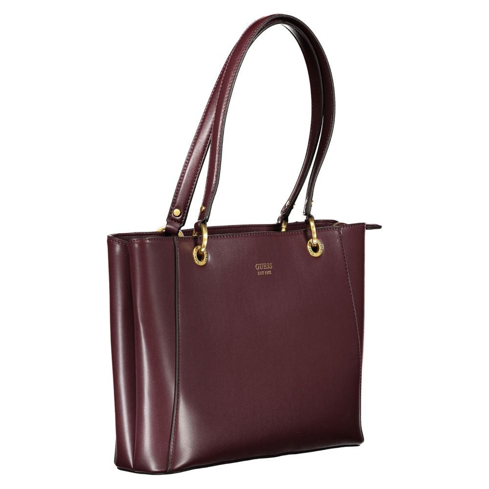 Purple Polyethylene Handbag