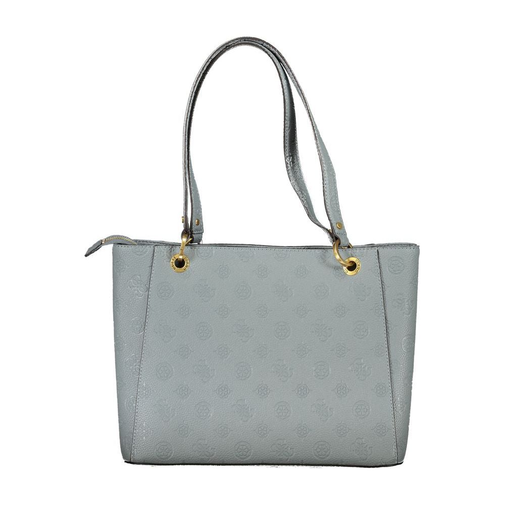 Light Blue Polyethylene Handbag