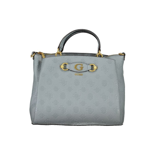 Light Blue Polyethylene Handbag