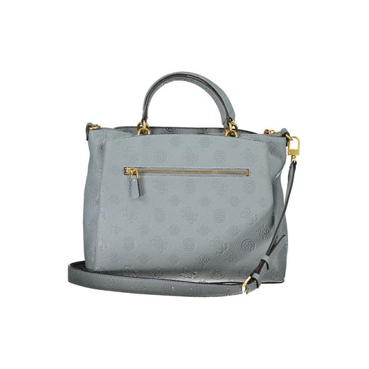 Light Blue Polyethylene Handbag