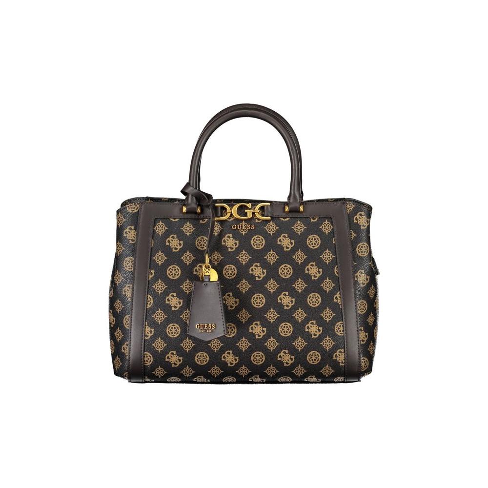 Brown Polyethylene Handbag