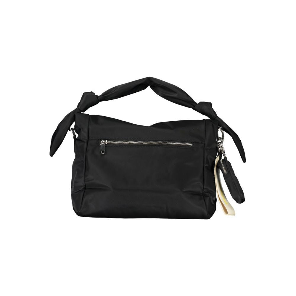 Black Polyester Handbag