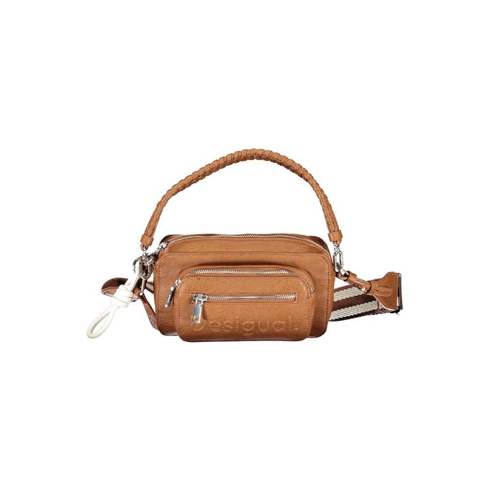 Brown Polyethylene Handbag