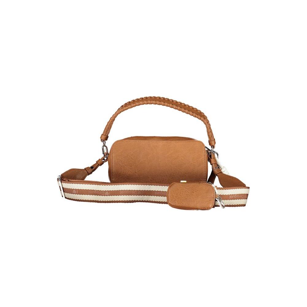 Brown Polyethylene Handbag