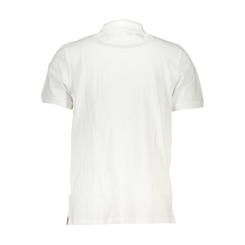 White Cotton Polo Shirt