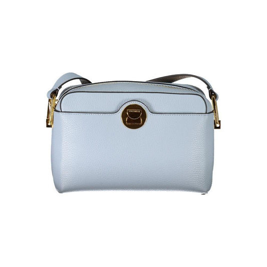 Light Blue Leather Handbag